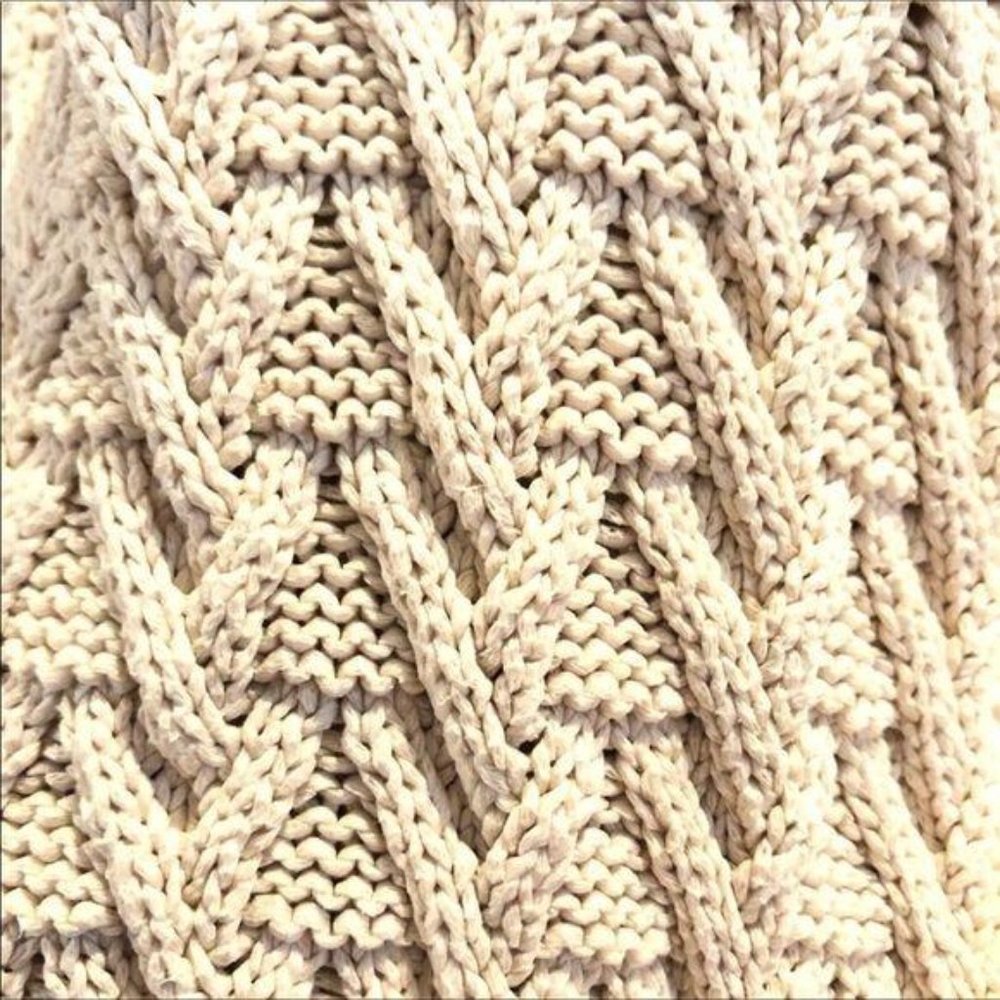Studio M button down Sweater. Cream colored, medium - Picture 6 of 6